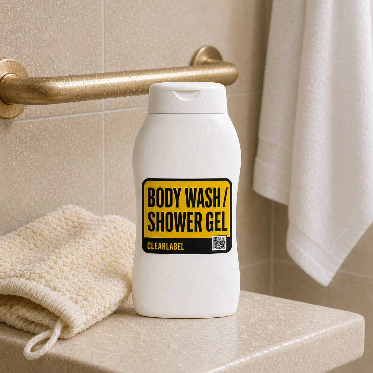 Large Print Bathroom Labels