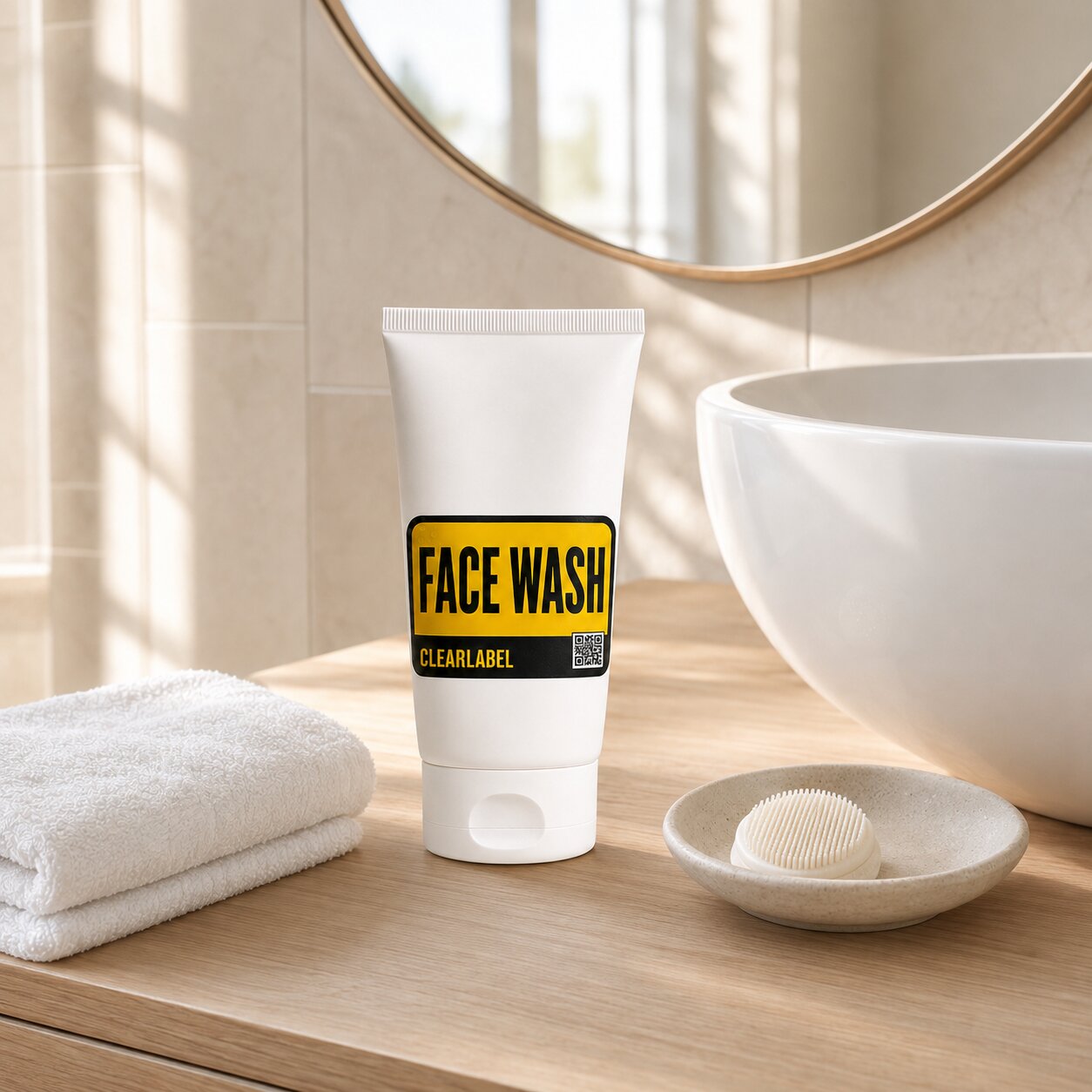 Large Print Bathroom Labels